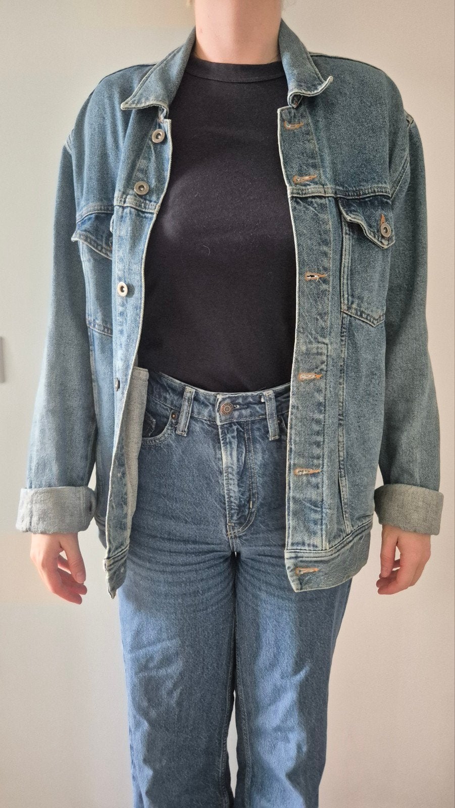Tommy Hilfiger denim jack, Tommy Hilfiger, Ophalen of Verzenden, Zo goed als nieuw, Maat 48/50 (M)