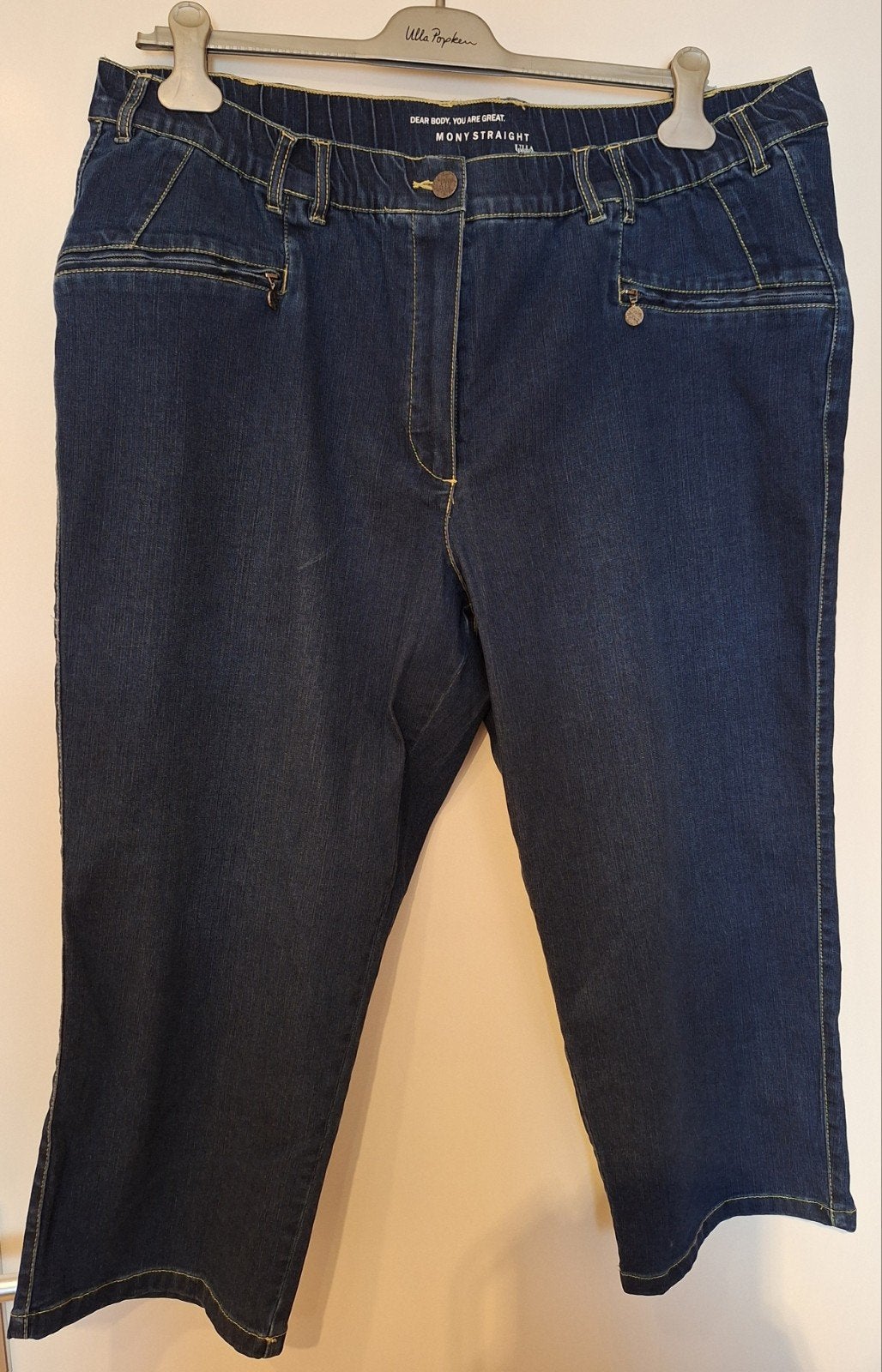 7/8 broek, jeans, Ophalen of Verzenden, Zo goed als nieuw, Blauw, Broek of Spijkerbroek