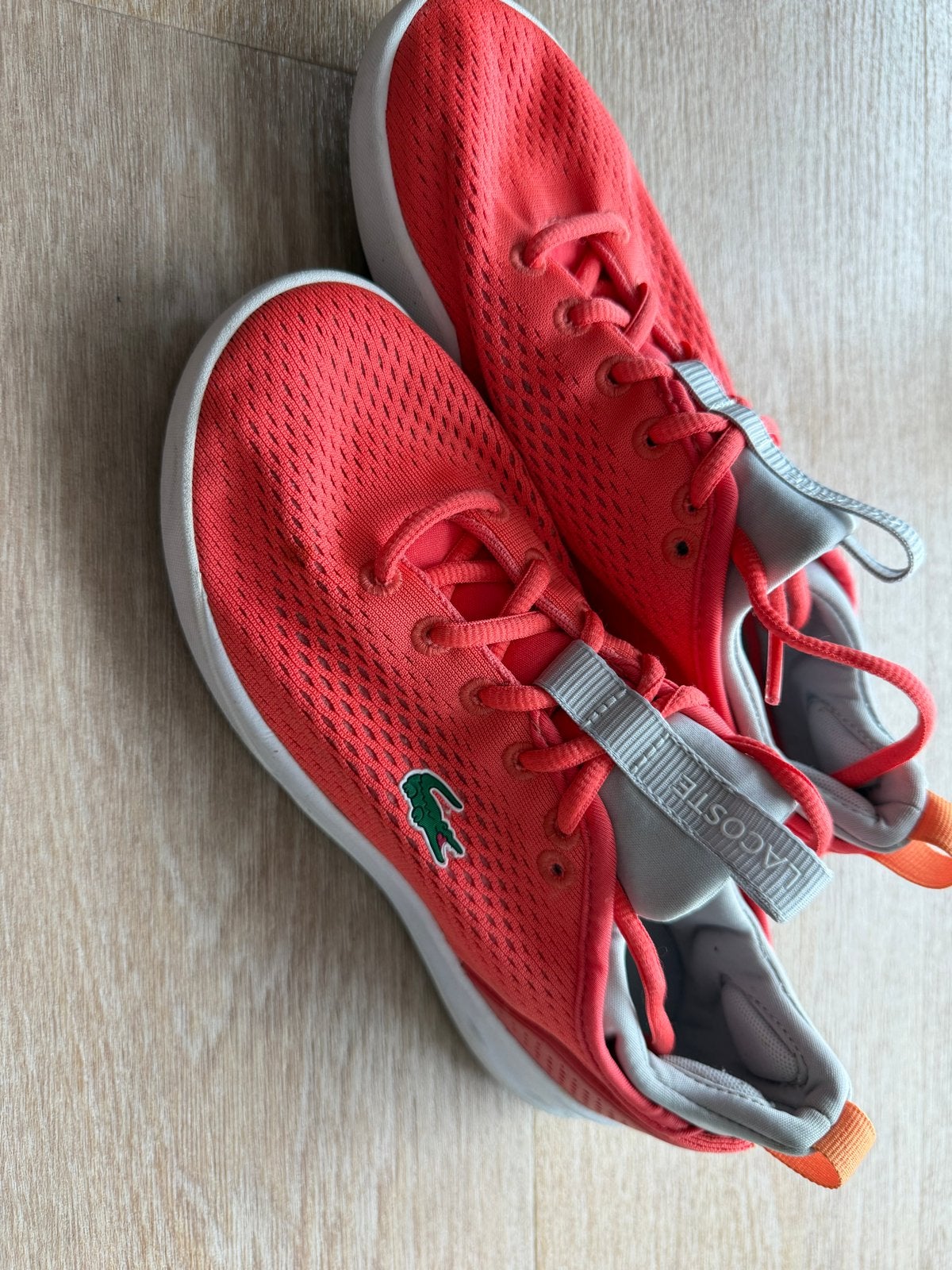 Lacoste LT Spirit 2.0 Sneakers - Maat 37, Kleding | Dames, Oranje, Ophalen of Verzenden, Sneakers of Gympen, Gedragen