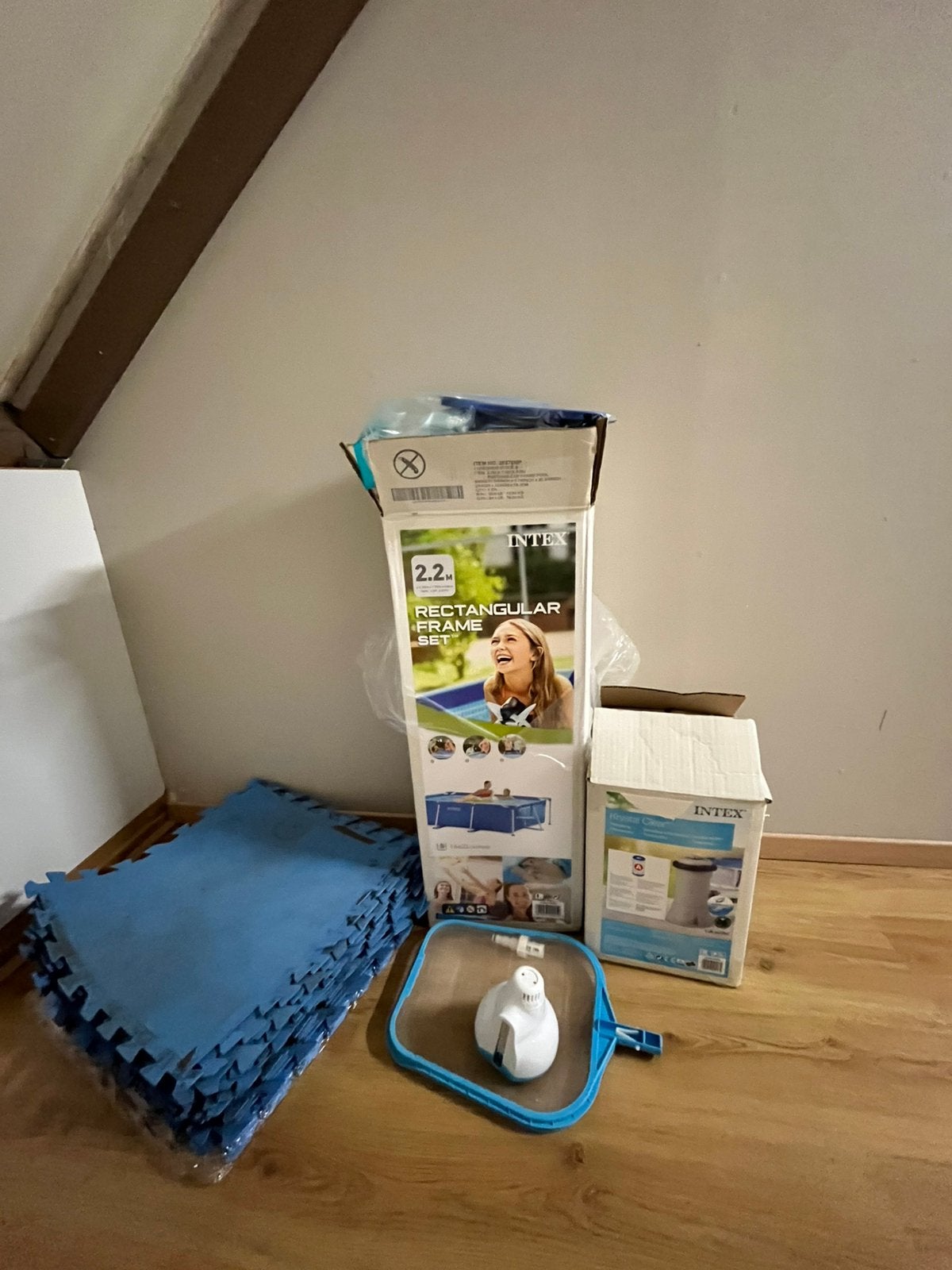 Intex zwembad met frame 1662L inclusief toebehoren, Ophalen, Gebruikt, Minder dan 80 cm, Minder dan 200 cm