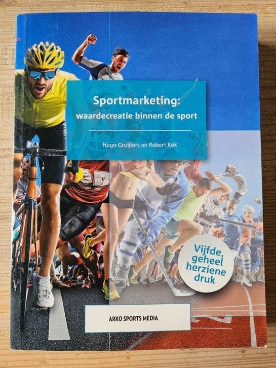 Sportmarketing: Waardecreatie binnen de sport (5e druk), Ophalen of Verzenden, Zo goed als nieuw, HBO, Hugo Gruijters, Robert Kok