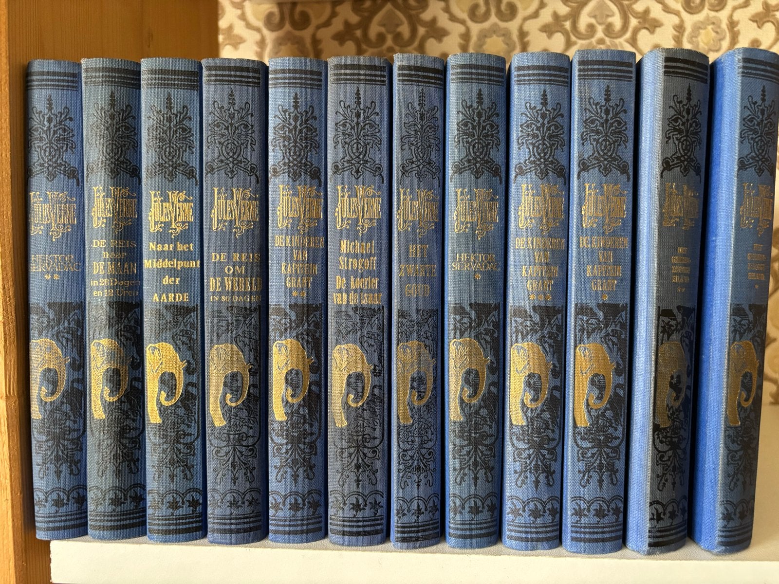 Jules Verne Wonderreizen - Complete Set (12 delen), Boeken, Ophalen, Zo goed als nieuw, Nederland