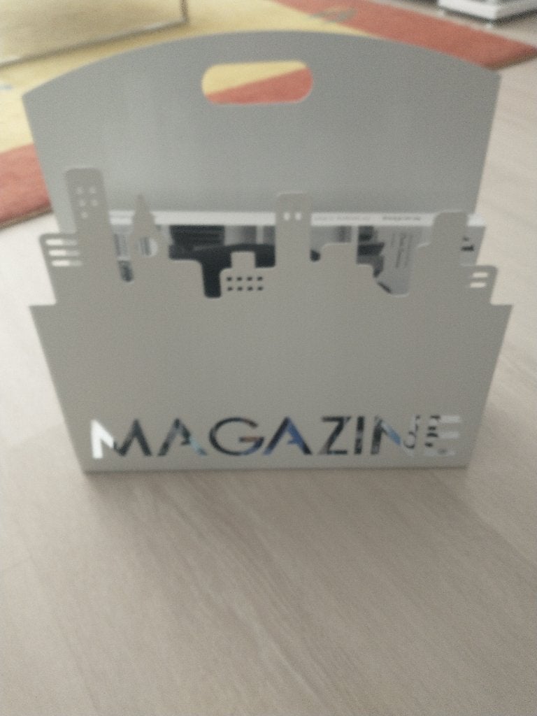 TIJDSCHRIFTEN HOUDER MODERN WIT DESIGN, Ophalen, Metaal, Modern, Lectuurbak