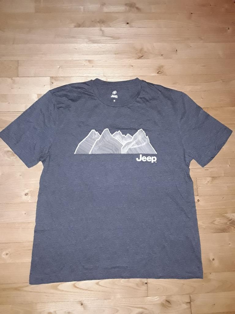 Grijze JEEP t-shirt mt M, Maat 48/50 (M), JEEP, Ophalen of Verzenden, Zo goed als nieuw