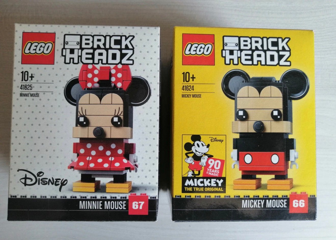 Brickheadz Mickey & Minnie (41624 en 41625), BrickHeadz, Lego, Nieuw, Ophalen of Verzenden