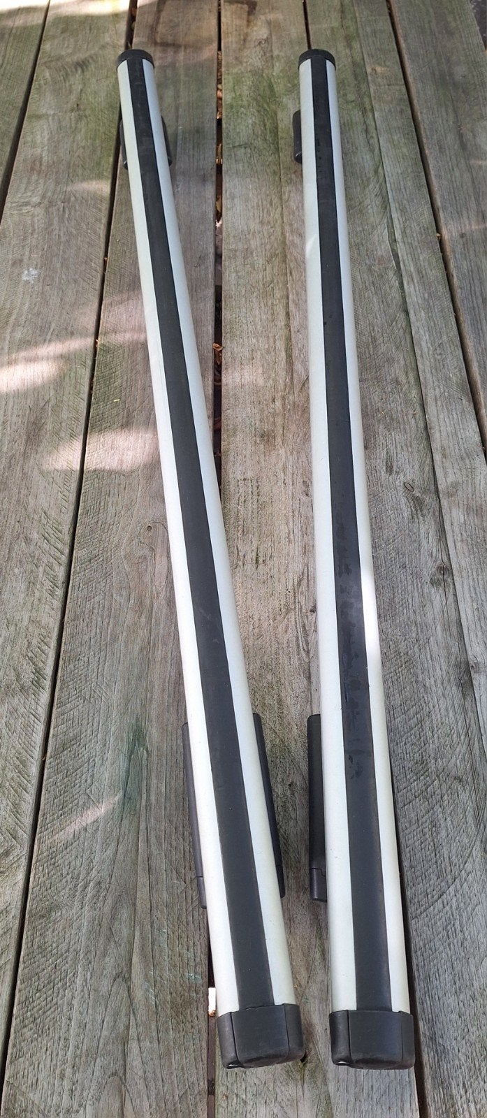 Universele alu. Thule dakdragers (EVO open rail), 130 cm., Ophalen