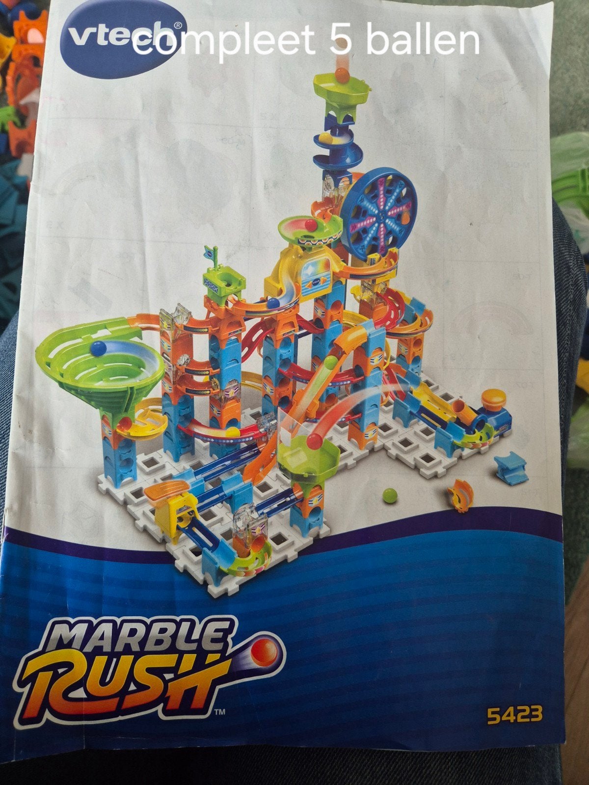 VTech Marble Rush XL100E knikkerbaan, Ophalen of Verzenden, Gebruikt