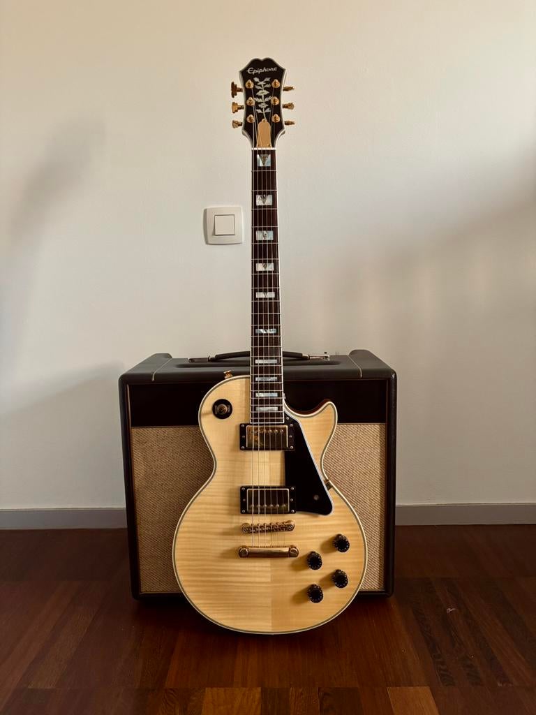 Epiphone Les Paul Custom 100th Anniversary, Muziek en Instrumenten, Ophalen, Zo goed als nieuw, Solid body, Epiphone