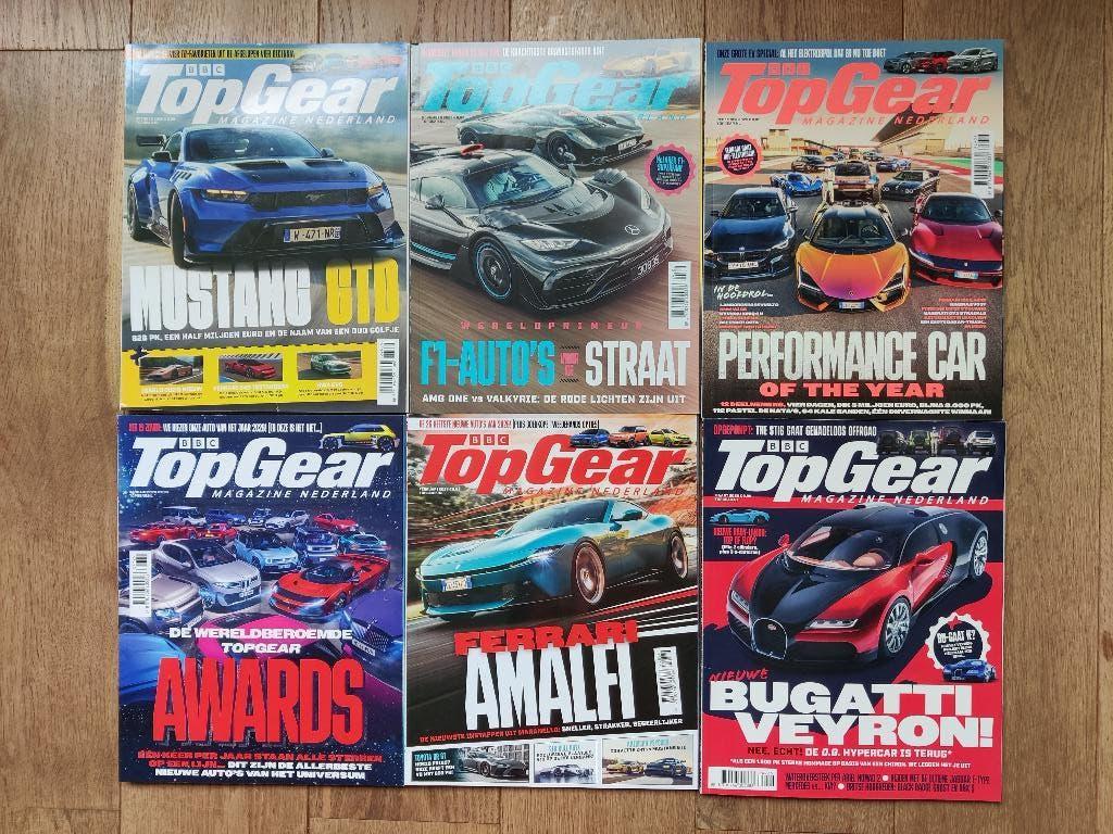 6x Top Gear Magazine, Ophalen of Verzenden, Gelezen, Algemeen