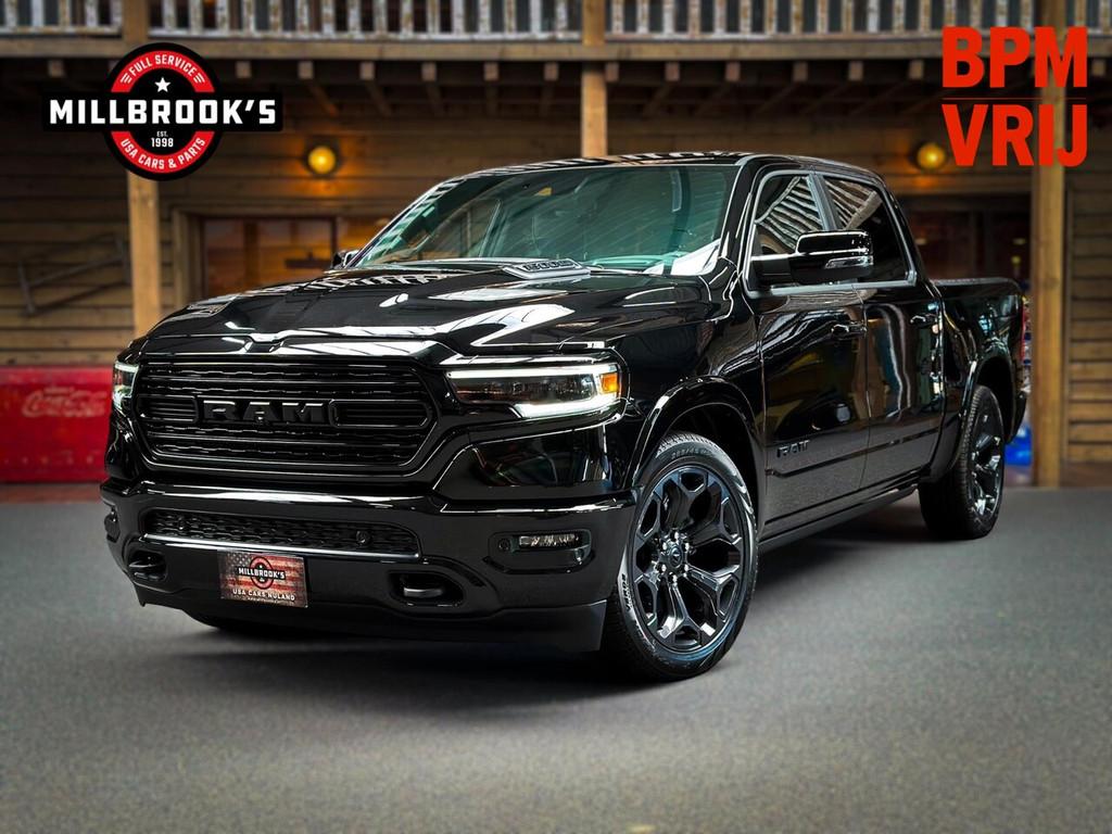 Dodge Ram 1500 5.7 V8 Limited Night E-Torque BPM VRIJ, Rambo, Auto's, Dodge, Bedrijf, Te koop, RAM 1500, ABS, Airbags, Airconditioning