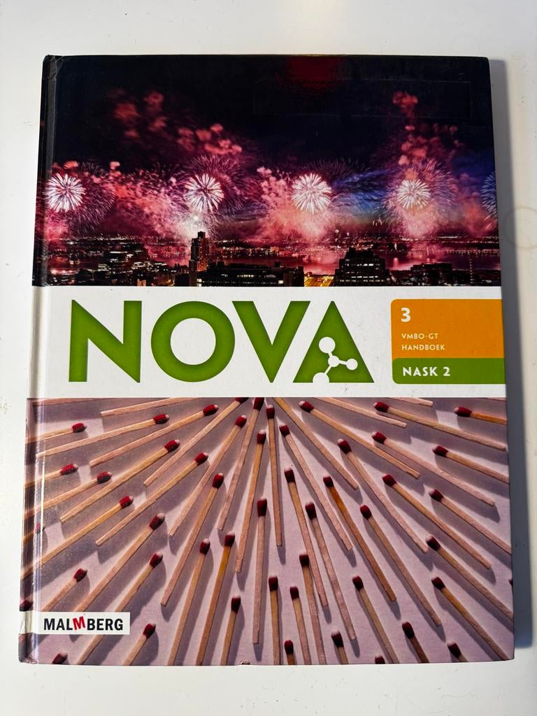 NOVA 3 VMBO-GT HANDBOEK NASK 2 Malmberg, Ophalen of Verzenden, Gelezen, VMBO, Natuurkunde