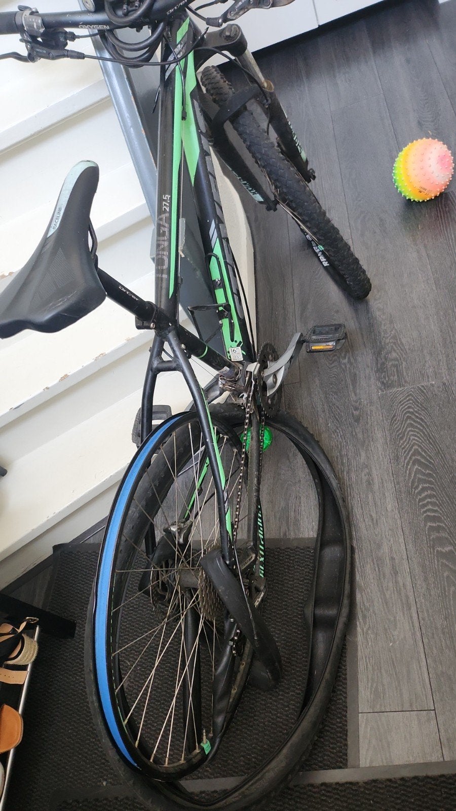 Stevens Tonga Mountainbike - zwart groen, Gebruikt, Hardtail, Heren, 49 tot 53 cm