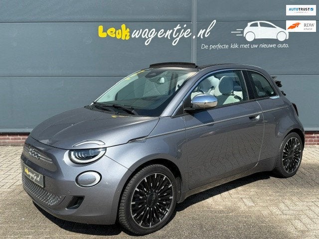 Fiat 500 C e La Prima Cabrio *camera *stoelverw. *ad. cruise, Auto's, Fiat, Gebruikt, 118 pk, Cabriolet, 4 stoelen