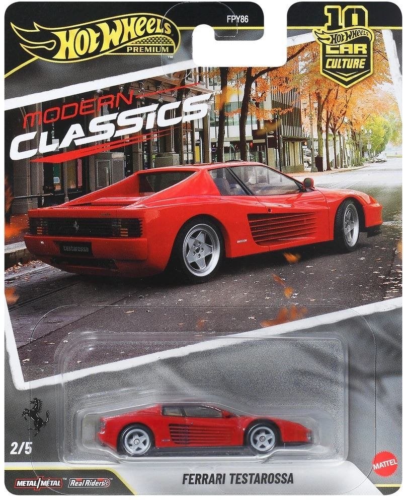 2026 Hot Wheels Premium Ferrari Testarossa - Modern Classics, Kinderen en Baby's, Speelgoed | Speelgoedvoertuigen, Nieuw, Ophalen of Verzenden