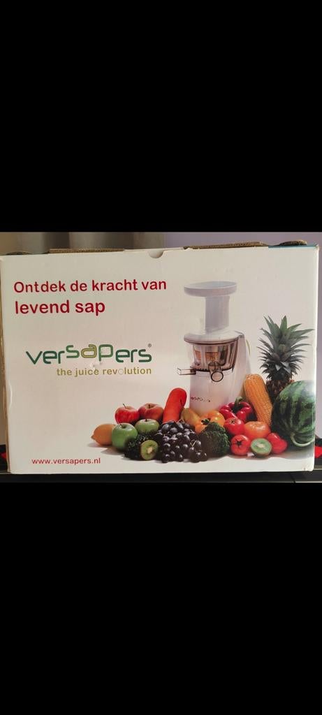 Versapers slowjuicer, Ophalen of Verzenden, Zo goed als nieuw, Slowjuicer
