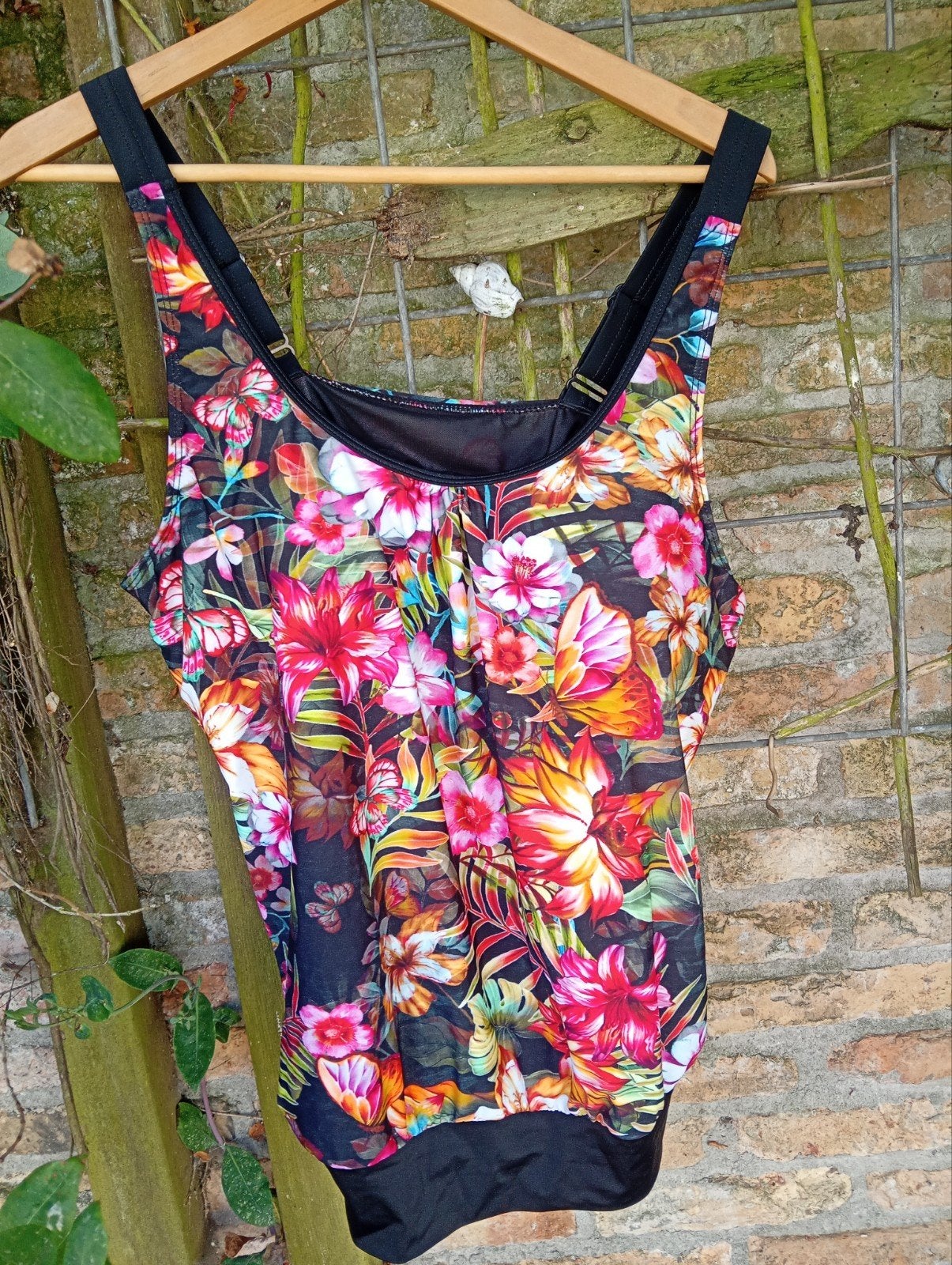 Feel Good Tankini Top Bloemenprint Maat 46F, Overige typen, Feel Good, Meerkleurig, Ophalen of Verzenden