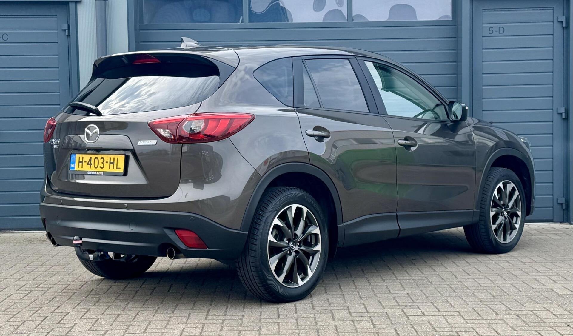 Mazda CX-5 2.0 4WD 160pk | 1.800 Trekgewicht | Trekhaak | Ze, Auto's, Mazda, 15 km/l, Bruin, 160 pk, Leder