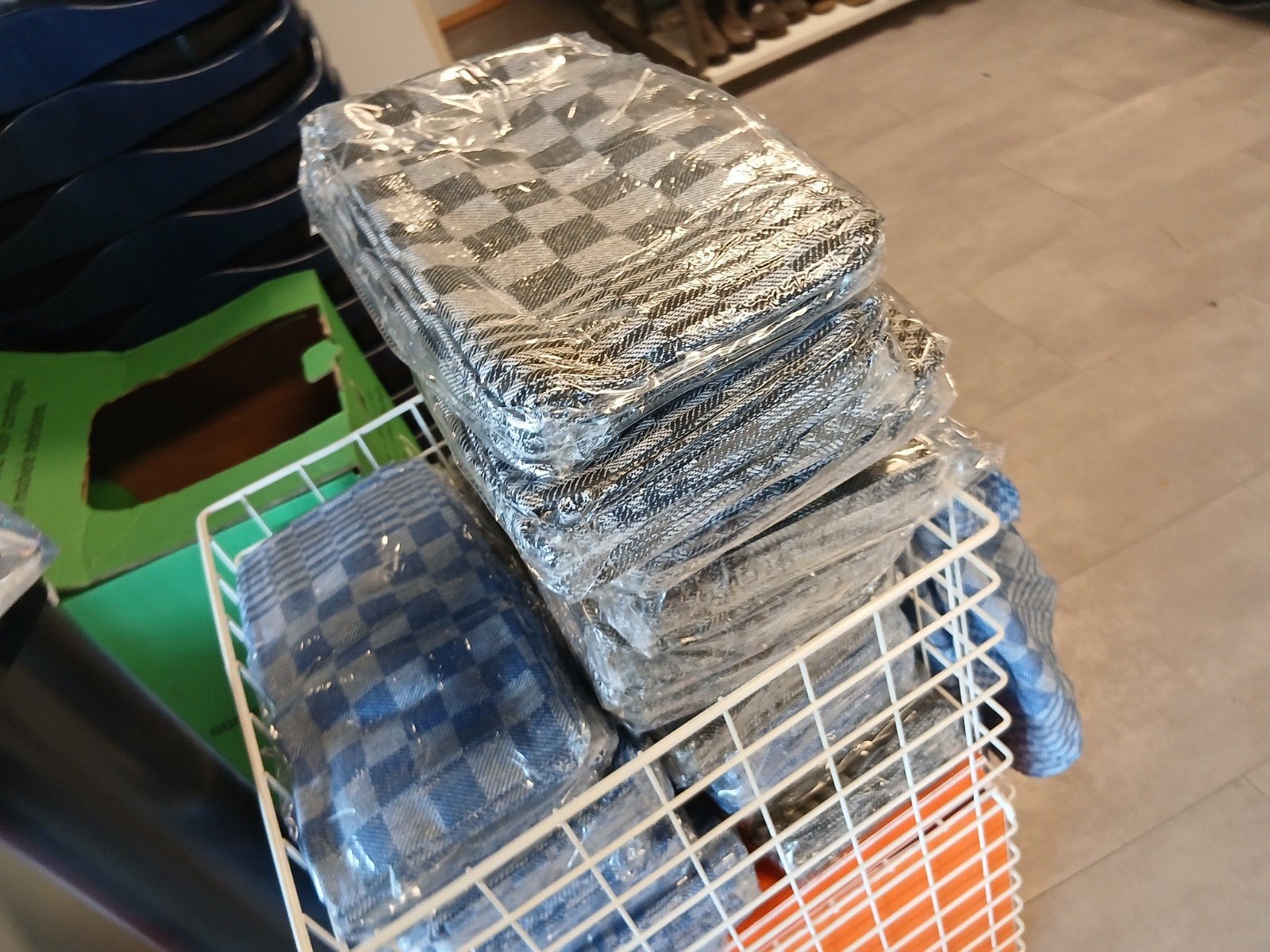 Nieuwe theedoeken, diverse kleuren en patronen, Ophalen, Katoen, Meerkleurig, Wasbaar