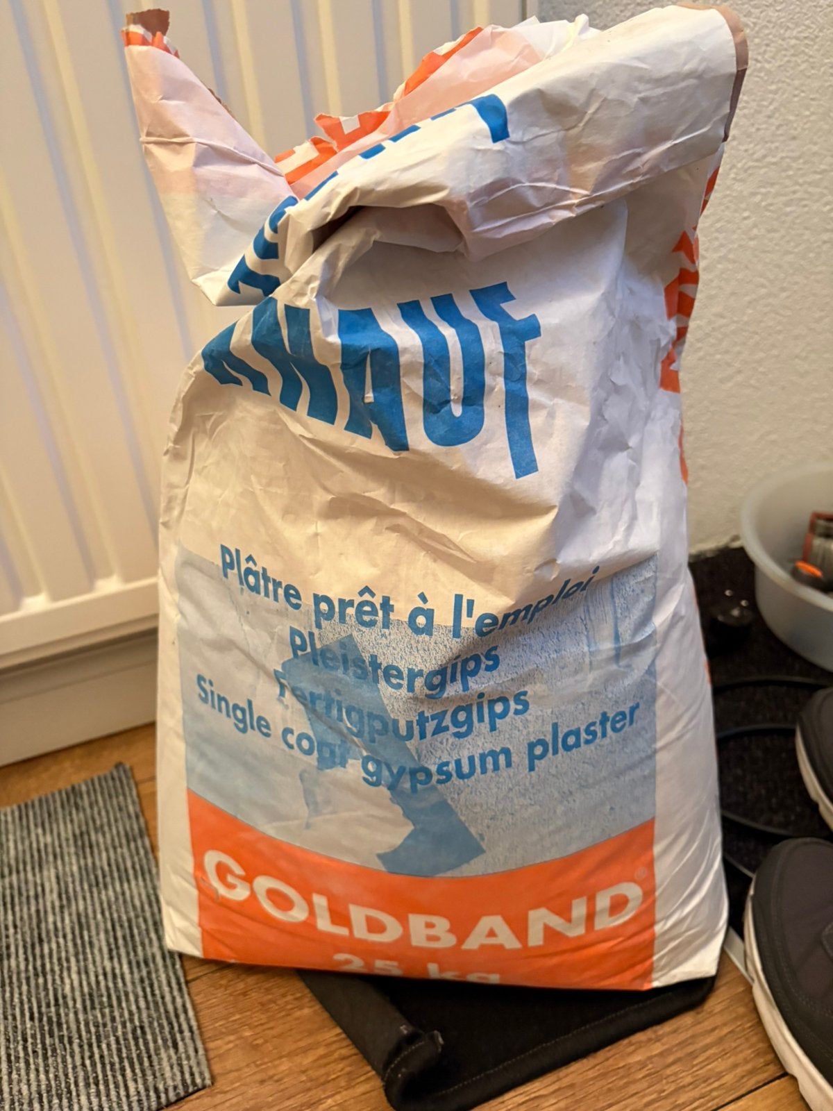 Knauf en stukloop gratis, Ophalen, Zo goed als nieuw