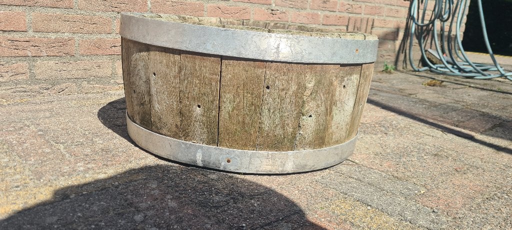 Houten ton, Tuin en Terras, Ophalen, Gebruikt, Minder dan 30 cm, Minder dan 60 cm