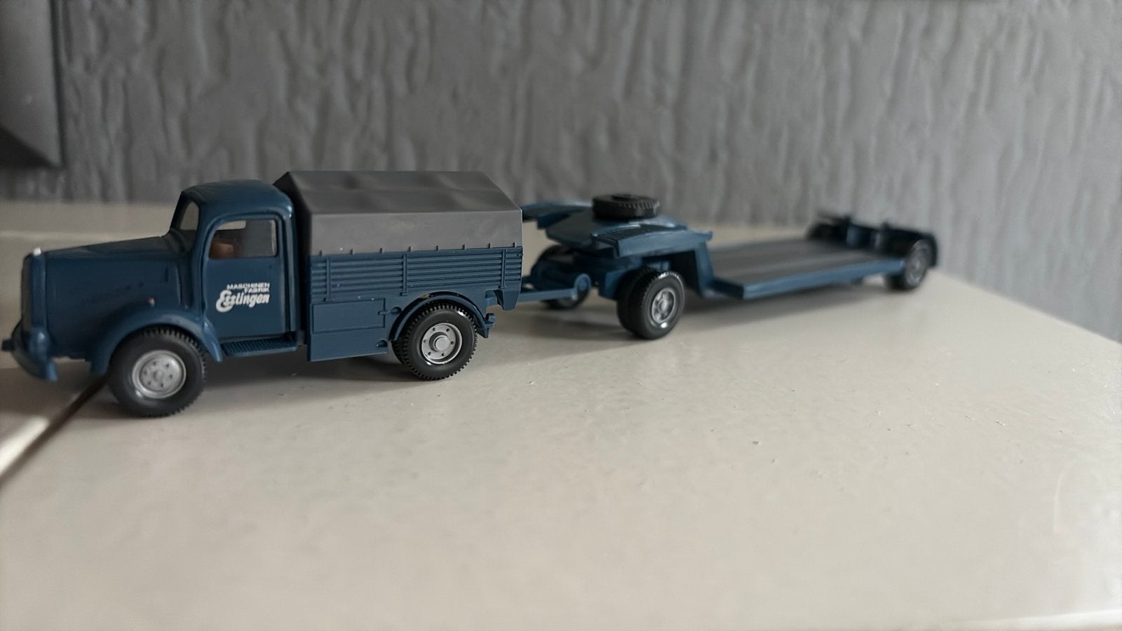 WIKING 049203 SPOOR TIEFLADE HÄGERZUG(MB L 5000)ME.HO 1:87, Ophalen of Verzenden, Zo goed als nieuw