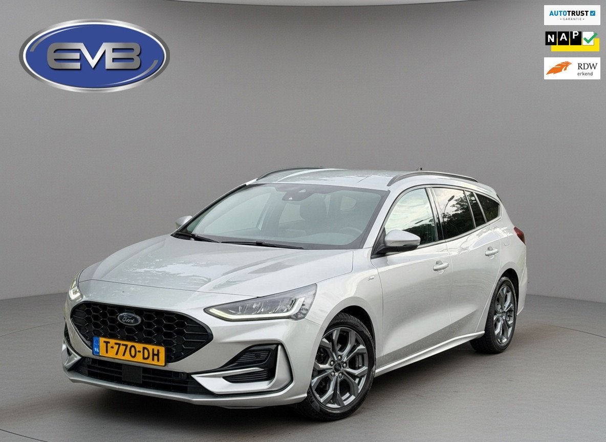 Ford Focus Wagon 1.0 EcoBoost AUTOMAAT Hybrid ST Line Style,, Auto's, Gebruikt, Euro 6, 1404 kg, Origineel Nederlands
