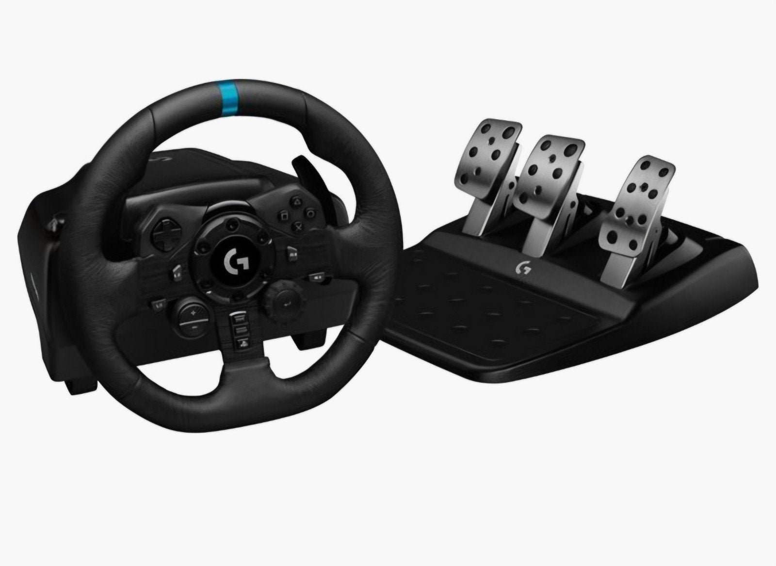 Logitech G923 racestuur en pedalen voor PlayStation, Spelcomputers en Games, Ophalen, Zo goed als nieuw, PlayStation 1