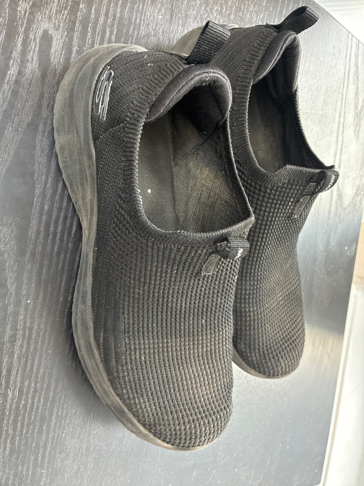 Skechers Go Walk instappers - Zwart, Ophalen, Gedragen, Zwart, Instappers