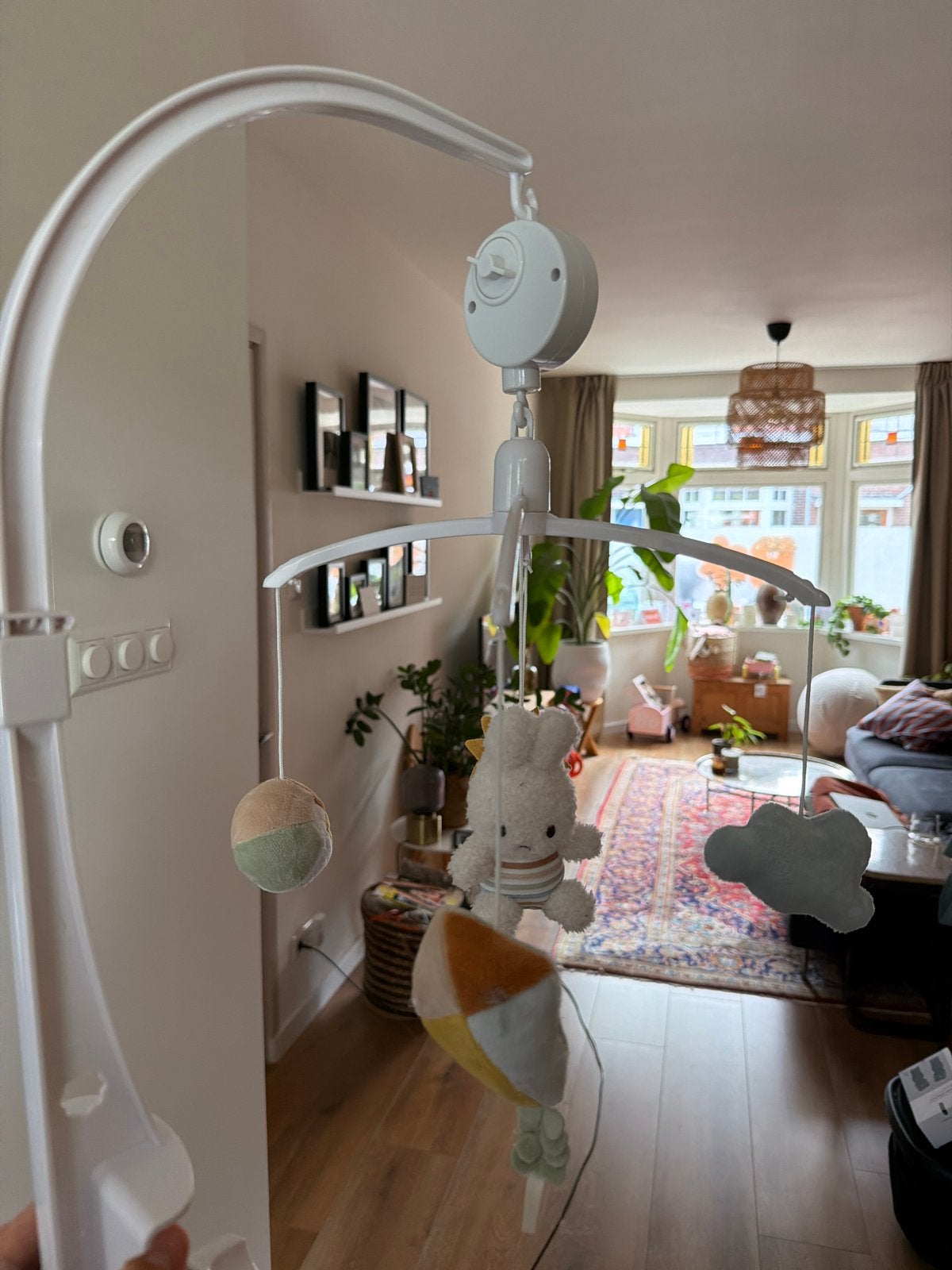 Nijntje Miffy x Little Dutch Muziekmobiel, Ophalen, Zo goed als nieuw, Mobiel, Met geluid