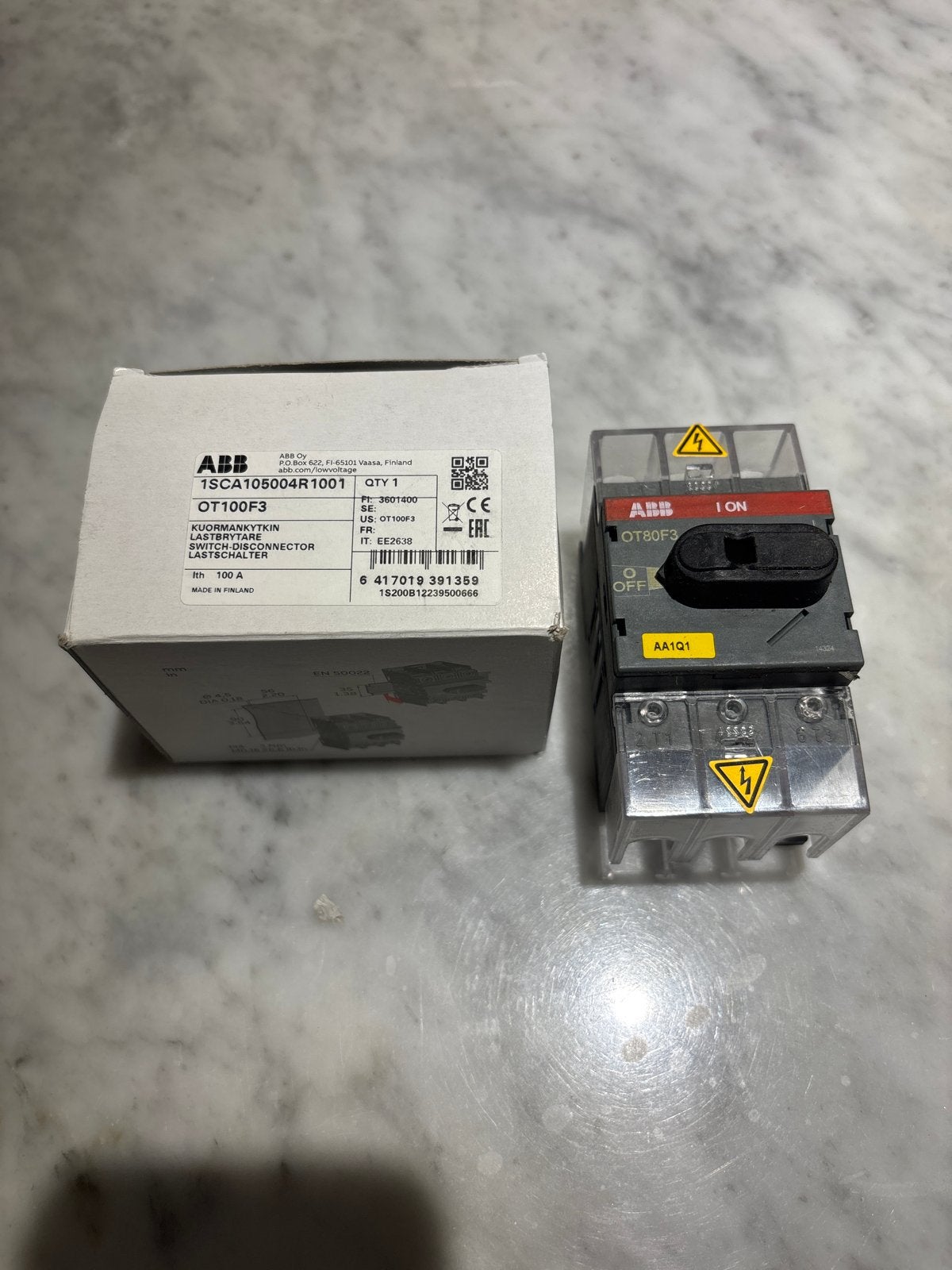 ABB OT100F3 Lastscheider - Nieuw in doos, Ophalen of Verzenden, Nieuw, Schakelaar