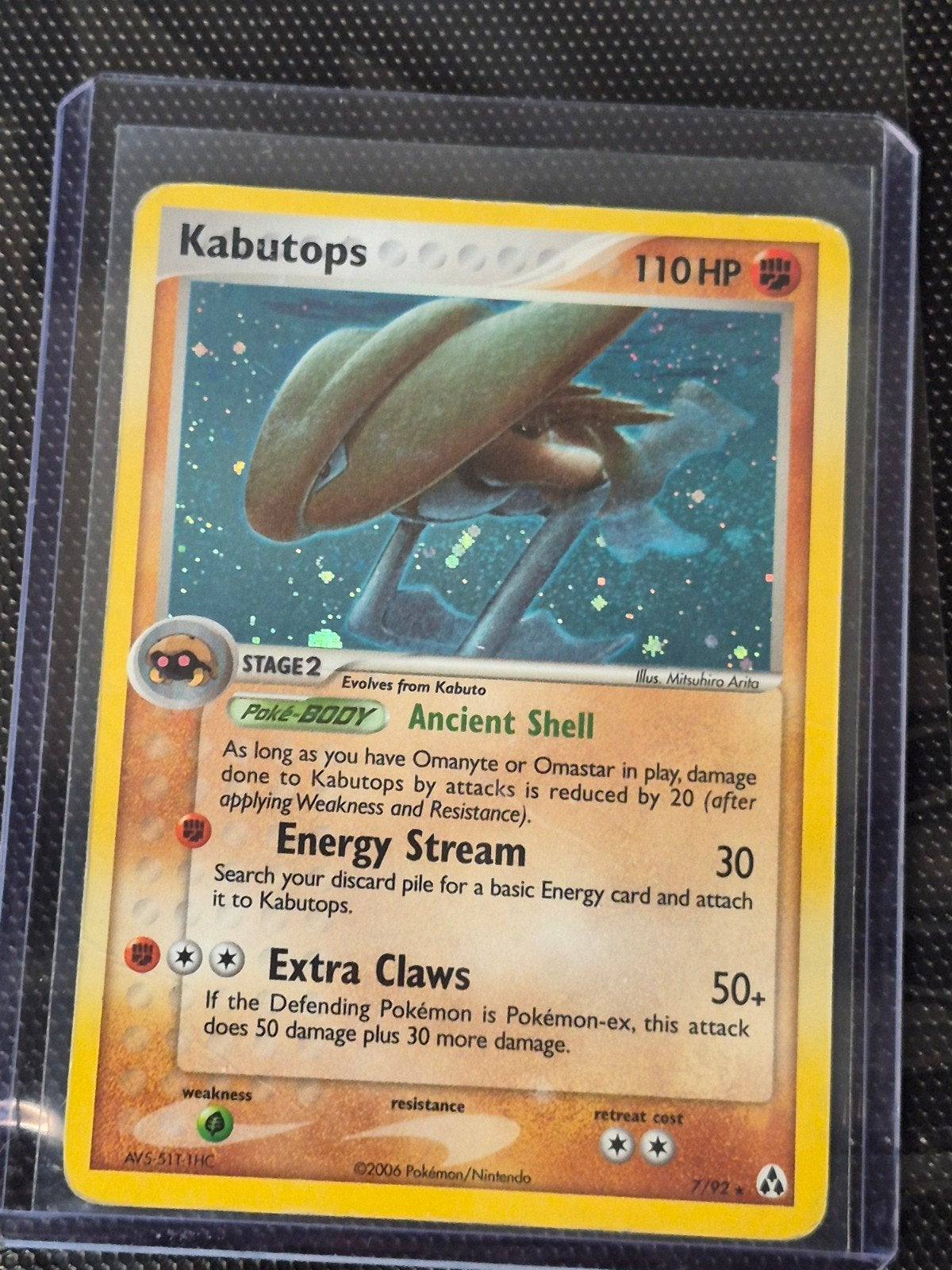 Pokémon Kaart Kabutops 7/92 Holo - EX Legend Maker, Hobby en Vrije tijd, Verzamelkaartspellen | Pokémon, Ophalen of Verzenden