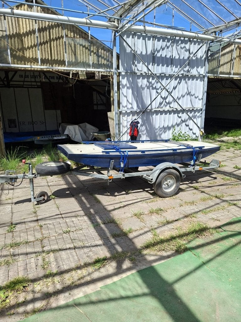bootje met boottrailer, Watersport en Boten, Ophalen, Gebruikt, Overige typen, Motorboot