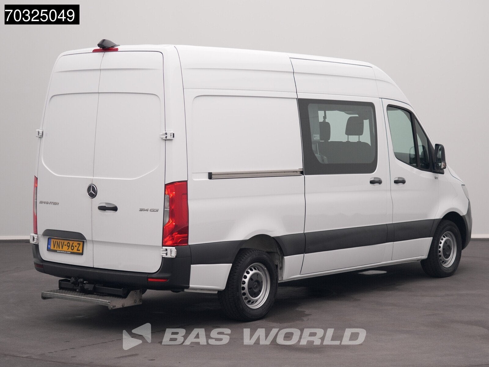 Mercedes Sprinter 314 CDI Dubbel Cabine L2H2 Trekhaak Navi A, Auto's, Stof, Gebruikt, Euro 6, Automatische klimaatregeling