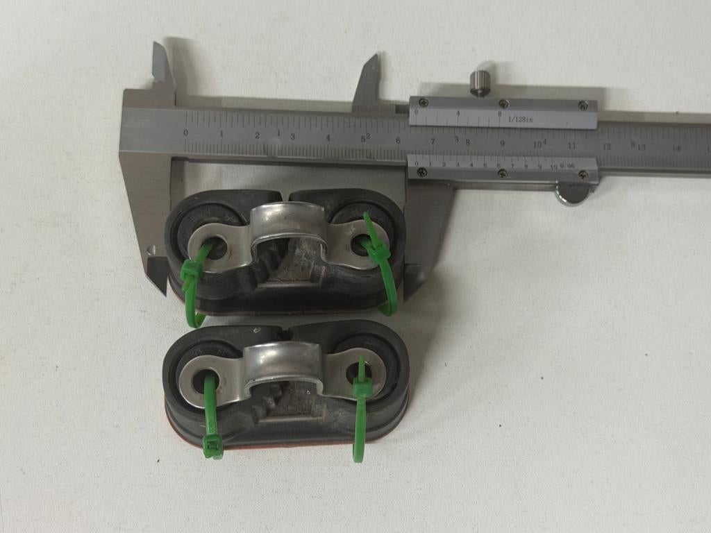 2 x Harken schootklem 6-12 mm, Ophalen of Verzenden, Lijn of Blok
