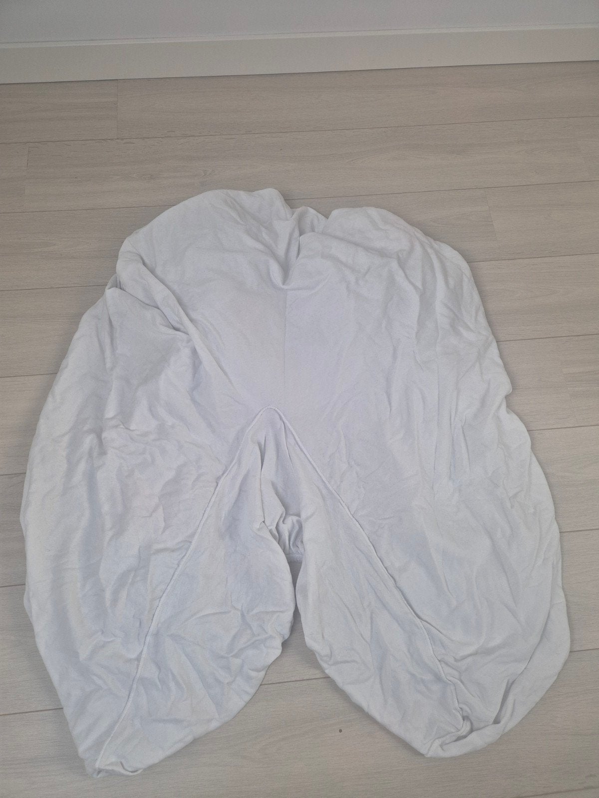 split topper hoeslaken/molton 160/200-220, Ophalen of Verzenden, Wit, Hoeslaken of Sloop, Nieuw