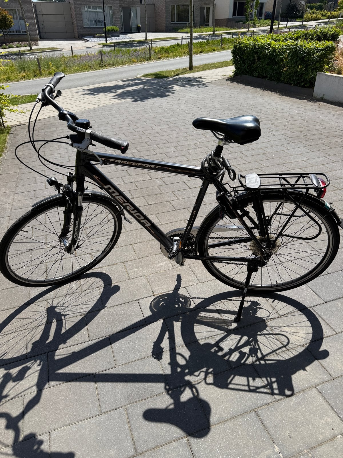 Fiets - Hybride, Gebruikt, Velgrem, Versnellingen, 57 tot 61 cm