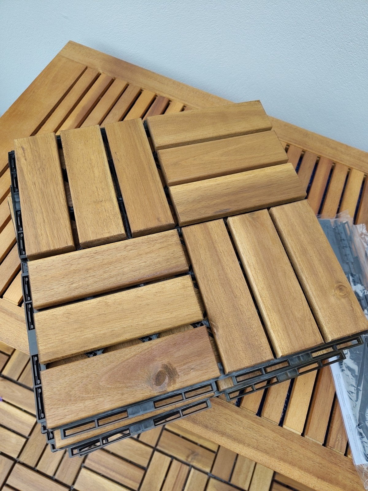 7 Vlondertegels Ikea Runnen, Ophalen, Nieuw, Hout