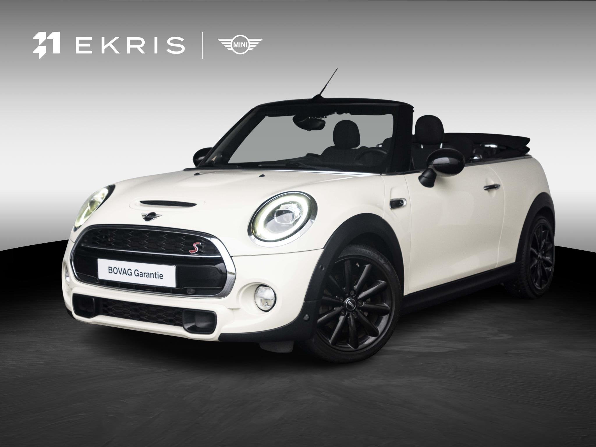 MINI Cabrio Cooper S Chili + Serious Business | Apple Carpla, Auto's, Gebruikt, 4 stoelen, Leder en Stof, Wit