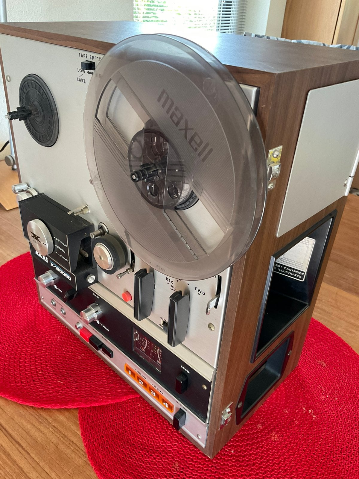 AKAI X-1800SD, Ophalen, Bandrecorder