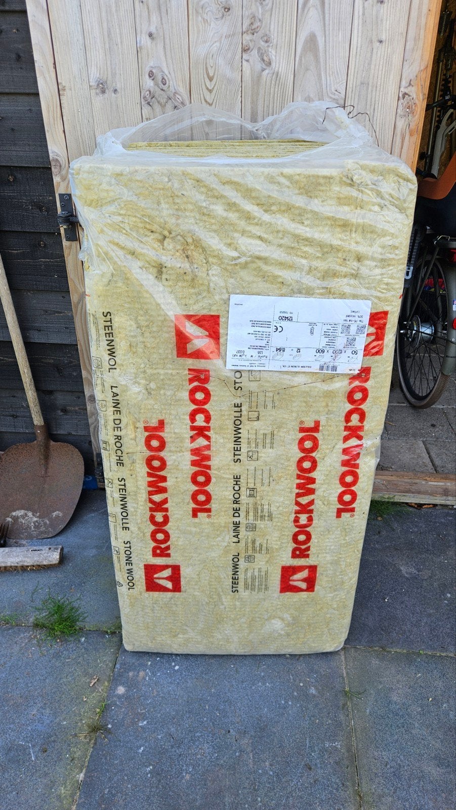 Rockwool Steenwol Isolatie 5cm, Ophalen, 4 tot 8 cm, Vloerisolatie, Nieuw