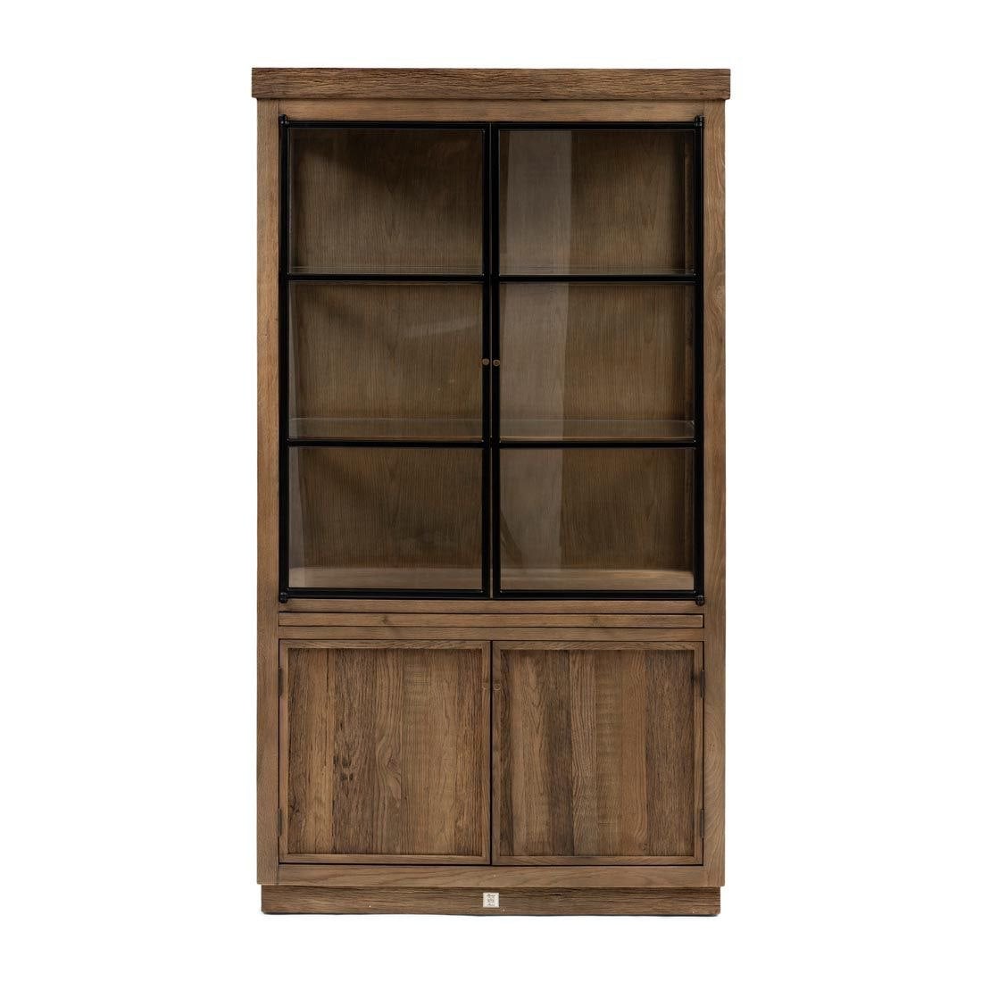 Riviera Maison buffetkast, Ophalen, Glas, Zo goed als nieuw, 150 tot 200 cm