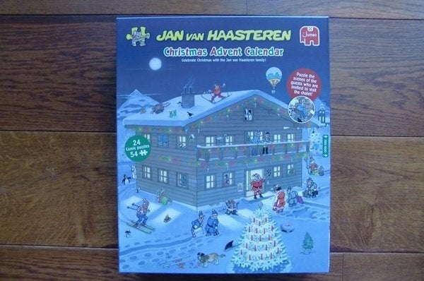 Jan van Haasteren adventkalender, Hobby en Vrije tijd, Ophalen of Verzenden, 500 t/m 1500 stukjes, Zo goed als nieuw, Legpuzzel