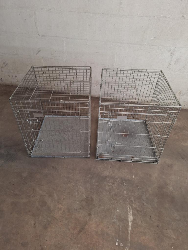 Honden bench, Dieren en Toebehoren, Ophalen, Gebruikt