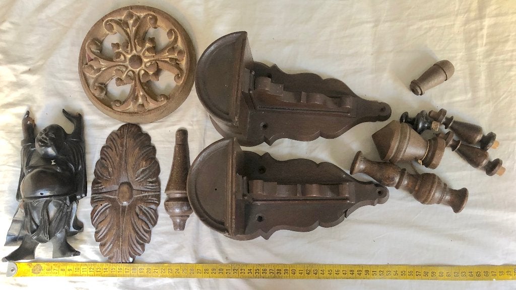 verschillende houten ornamenten, Ophalen of Verzenden