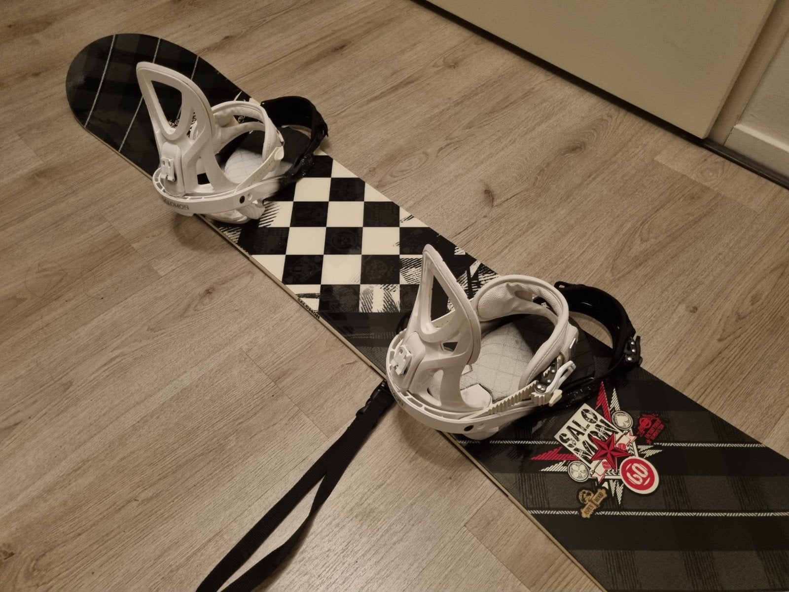 SALOMON ACE 160 SNOWBOARD + SALOMON ARCADE BINDINGEN MAAT L, Sport en Fitness, Salomon, Board, Ophalen of Verzenden, Zo goed als nieuw
