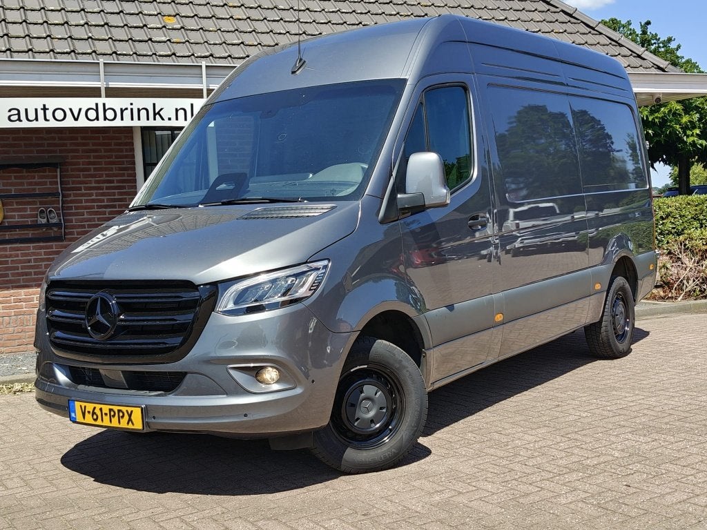 Mercedes-Benz Sprinter Verkocht (bj 2024), Auto's, Automatische klimaatregeling, Gebruikt, Euro 6, 4 cilinders