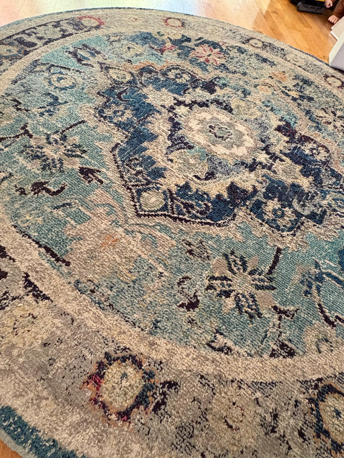 Mediterraanse tapijten van Rugvista (rond en rechthoekig), Ophalen, Gebruikt, Blauw, Rond