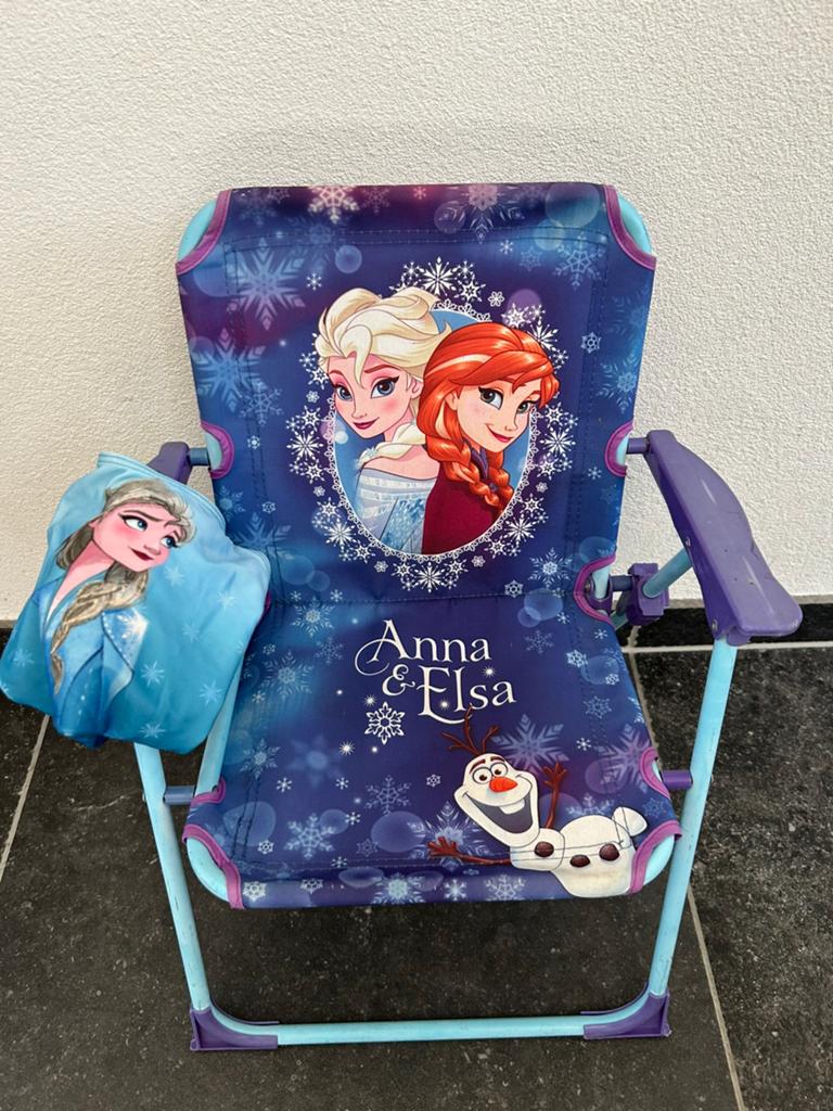 Frozen Anna & Elsa stoel en badpak (maat 98/104), Ophalen of Verzenden, Zo goed als nieuw, Overige typen