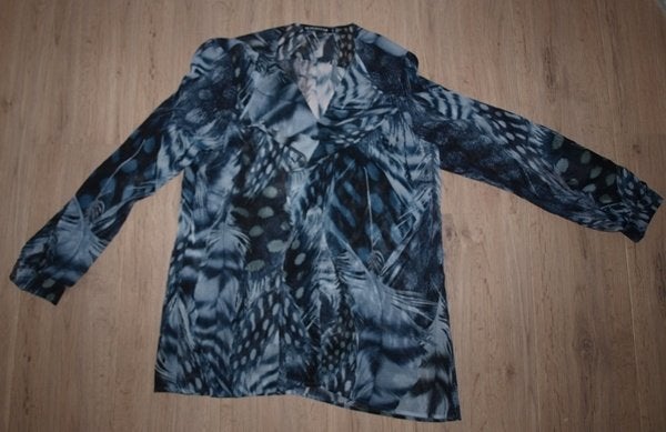Blauw Grijze Voile Longsleeve Superstar (40), Maat 38/40 (M), Blauw, Nieuw, Ophalen of Verzenden
