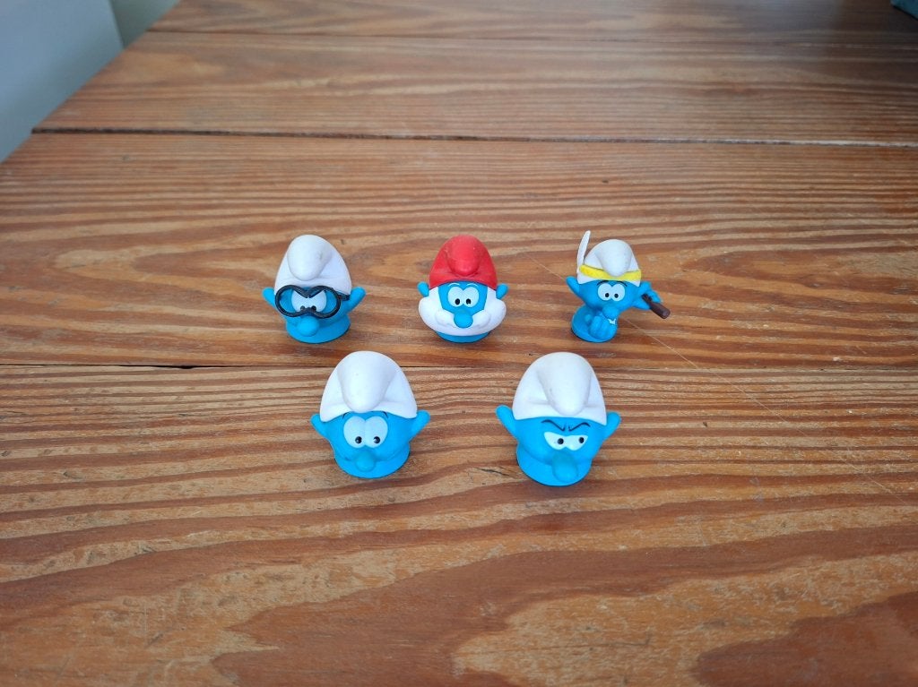 Smurfen poppetjes Dairy4Fun, Verzamelen, Ophalen of Verzenden, Gebruikt, Verschillende Smurfen, Poppetje, Figuurtje of Knuffel